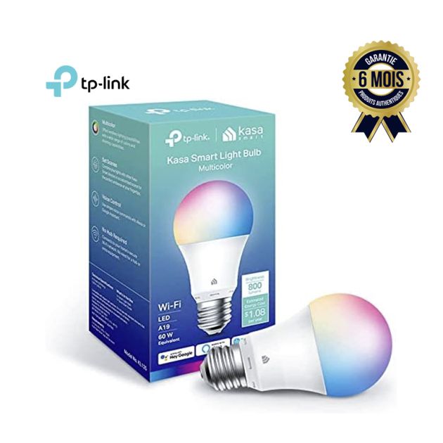Ampoule Intelligente WiFi TP-Link Kl125 9 W Multicolore - Garantie 6 mois