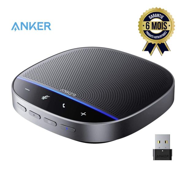 Anker Powerconf S500 Haut Parleur USB C Haut Parleur Bluetooth Microphone de Conference - Garantie 6 mois