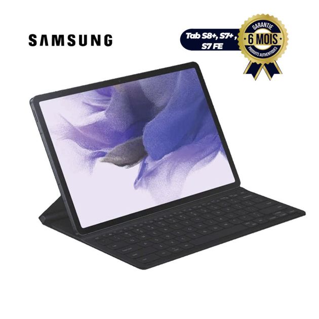 Book Cover Keyboard pour Samsung Galaxy Tab S8 S7 S7 Fe - Garantie 6 mois